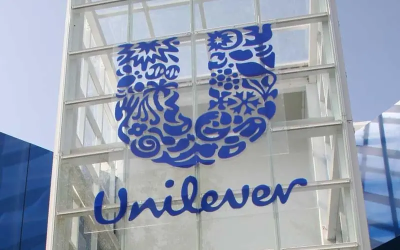"Hindustan Unilever headquarters featuring the company logo, symbolizing Q4 FY25 earnings growth and dividend announcement"